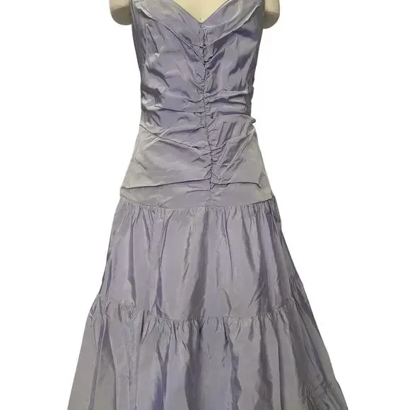 Vintage Gunne Sax Y2K Prom Dress Size 13 NWT Purple Iridescent Whimsical Fairy